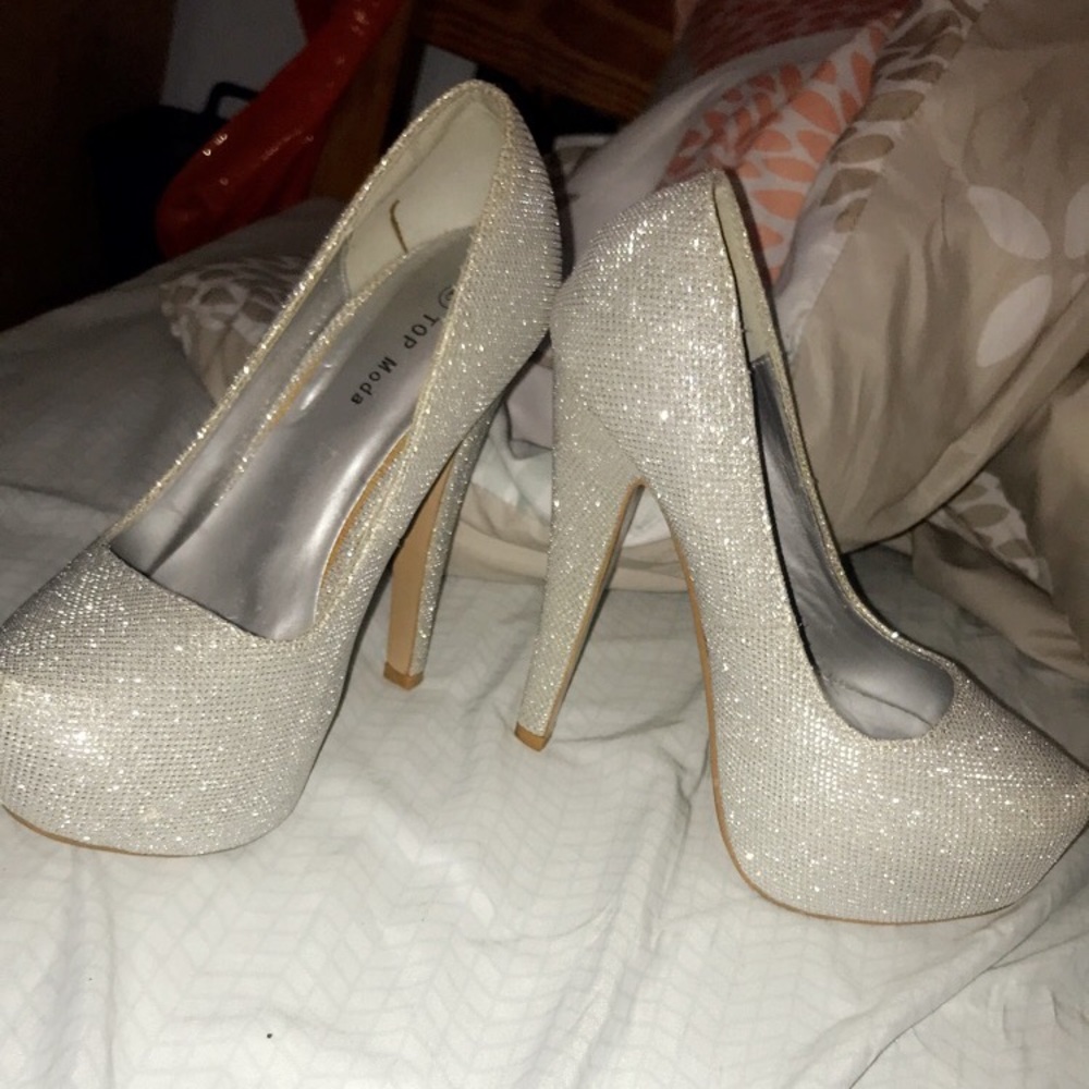Glitter heels